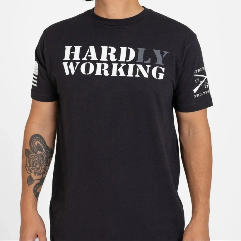 Grunt Style Hard Working T-Shirt (Black) Size XXL