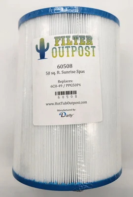 H60508 Sunrise Spa Filter 50sqft 6CH-49 PPG50P4