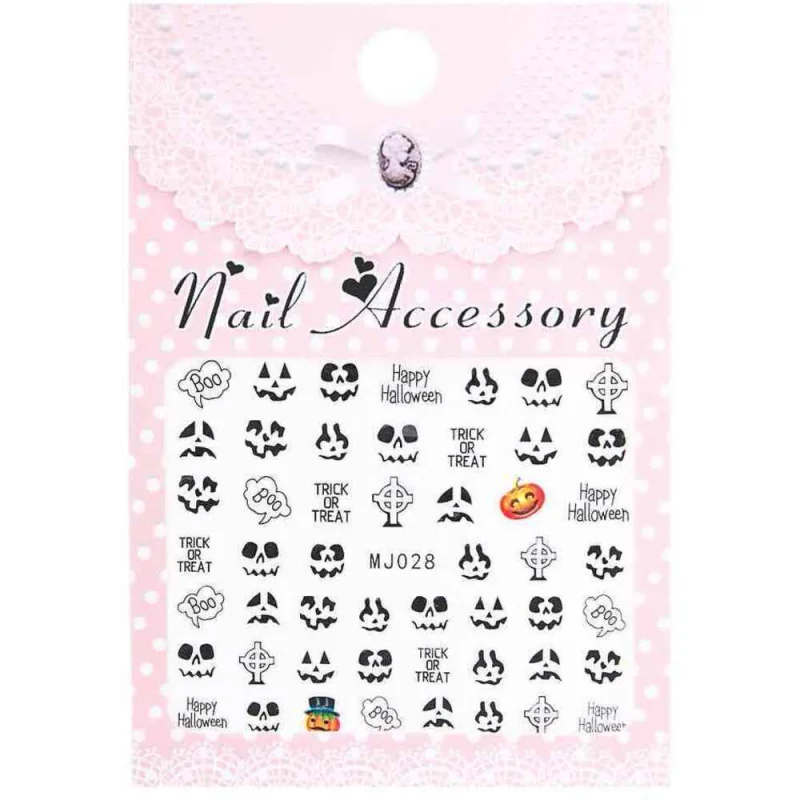 Halloween Nail Art Sticker Decal - Pack #5 - Each