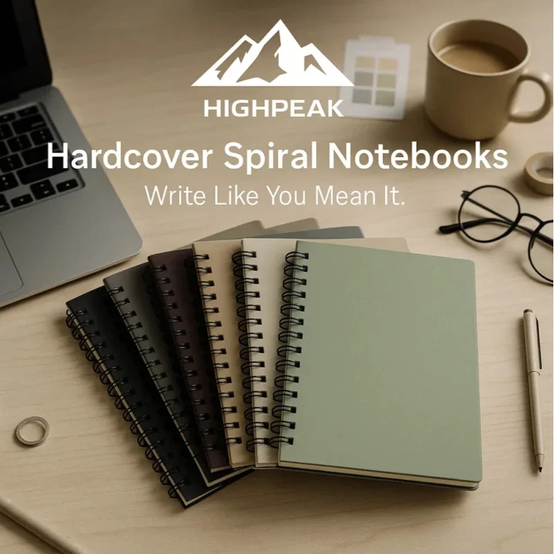Hardcover Spiral Notebooks (6-Pack)