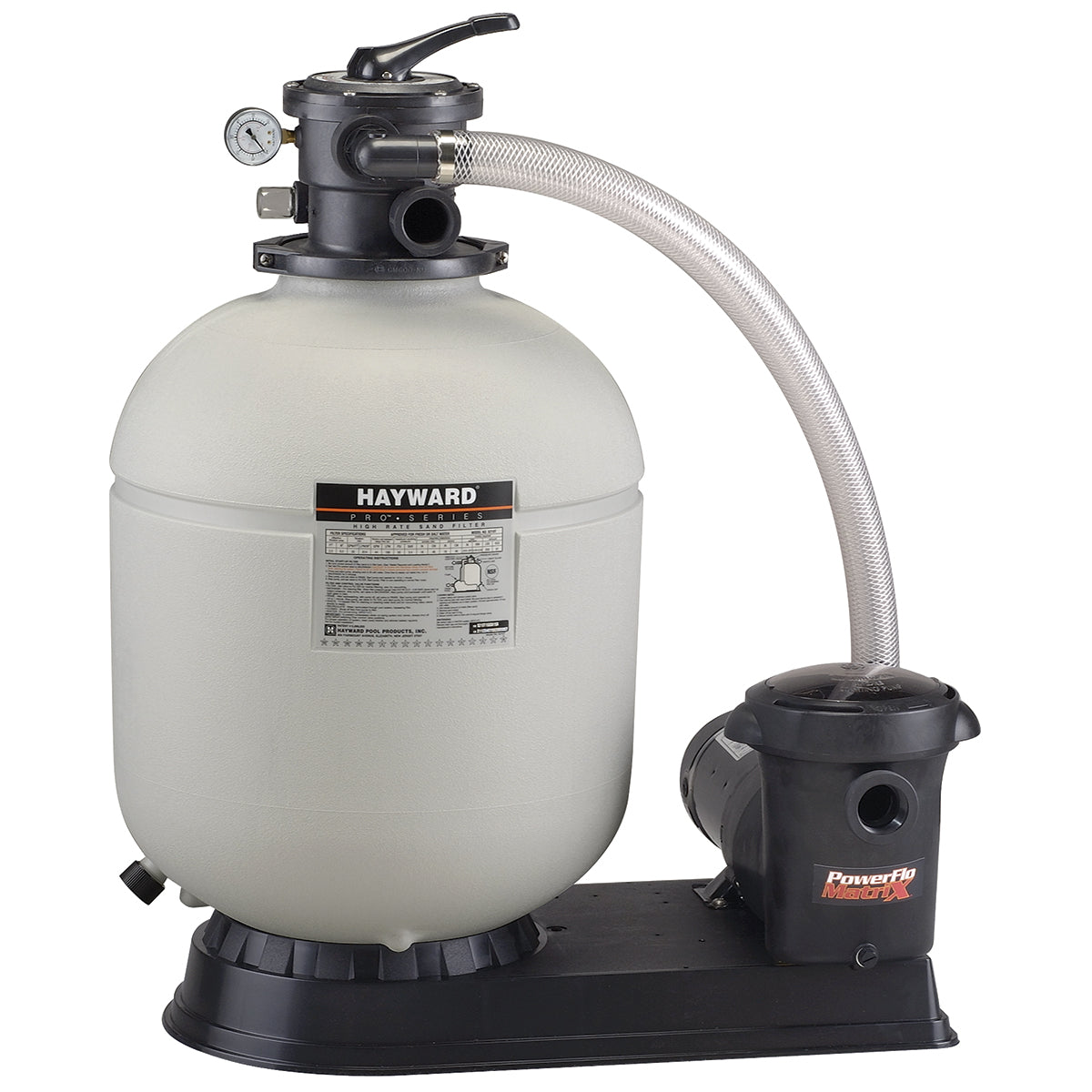 Hayward W3S180T93S 18" Pro Series Sand Filter System with 1.5 HP Matrix Pump