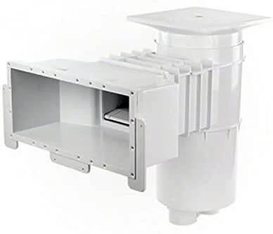 Hayward Auto-Skim Wide Track Skimmer, White, 1-1/2″ FPT, Square Lid, 12-1/4″ Throat Length | SP10851OM