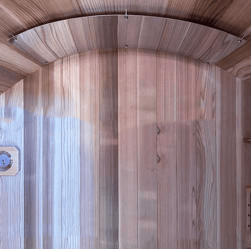 Leisurecraft - Barrel Sauna Heat Shield with Hardware (Curved)