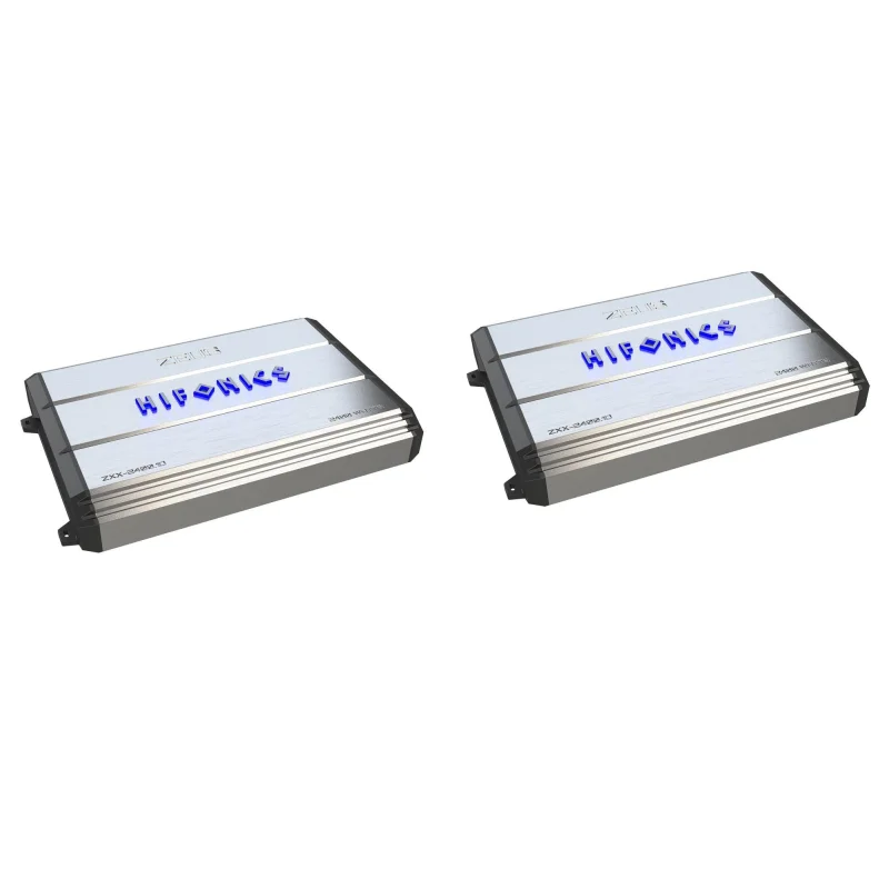 Hifonics Zeus 2400 Watt Max Class D Monoblock Car Audio Amplifier (2 Pack)