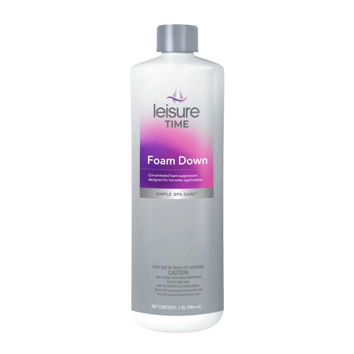 32 oz Foam Down Spa Defoamer | Leisure Time HQ-LT32 oz Foam Down Spa Defoamer | Leisure Time HQ-LT