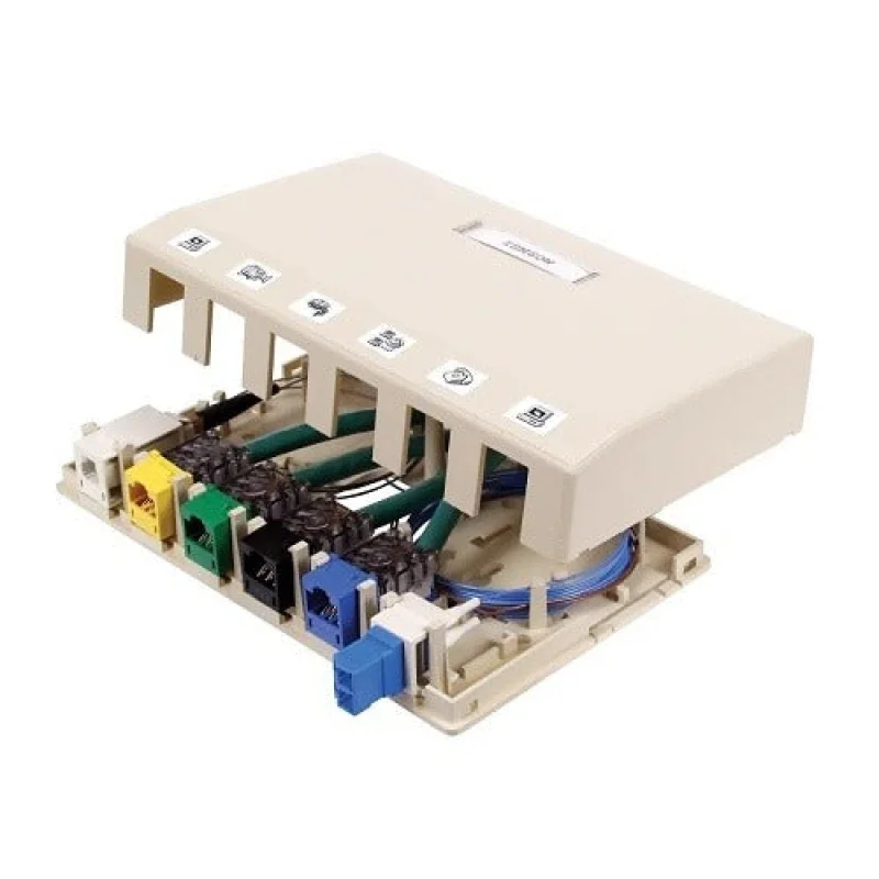 Hubbell Premise Wiring HSB6OW Surface Mount Wall Box