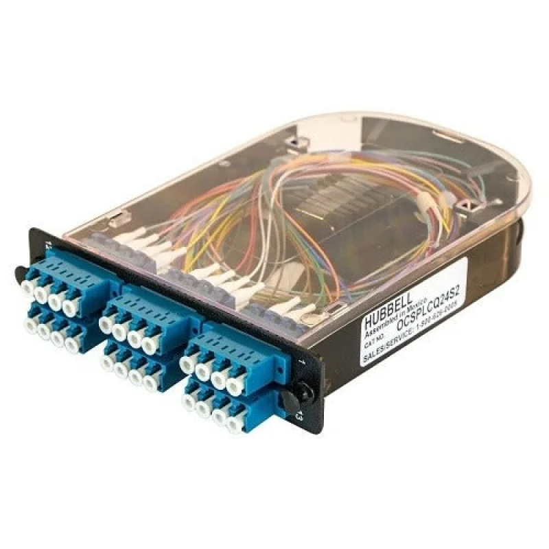 Hubbell Premise Wiring OCSPLCQ24S2 Lc Fiber Optic Cassette