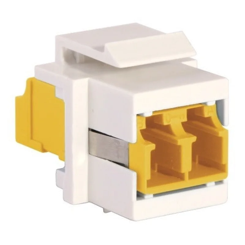 Hubbell Premise Wiring SFFLCYEI Fiber Lc Duplex Insert