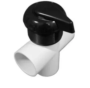 Hydro Air 3 Port 2 Inch Diverter Valve 11-4000-BLK Black