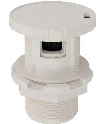 HydroAir Slimline Silent Air Control 1 Inch White 10-2310WHT