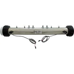 HydroQuip Heater Assembly 11.0Kw, 230v, 2.25″ x 19.25, w/M7 sensors, Flow Through for the ES/CS8700 | 26-0054AF-M7-KS