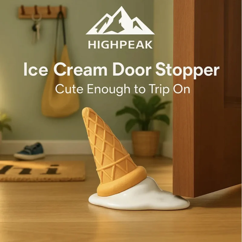 Ice Cream Door Stopper White