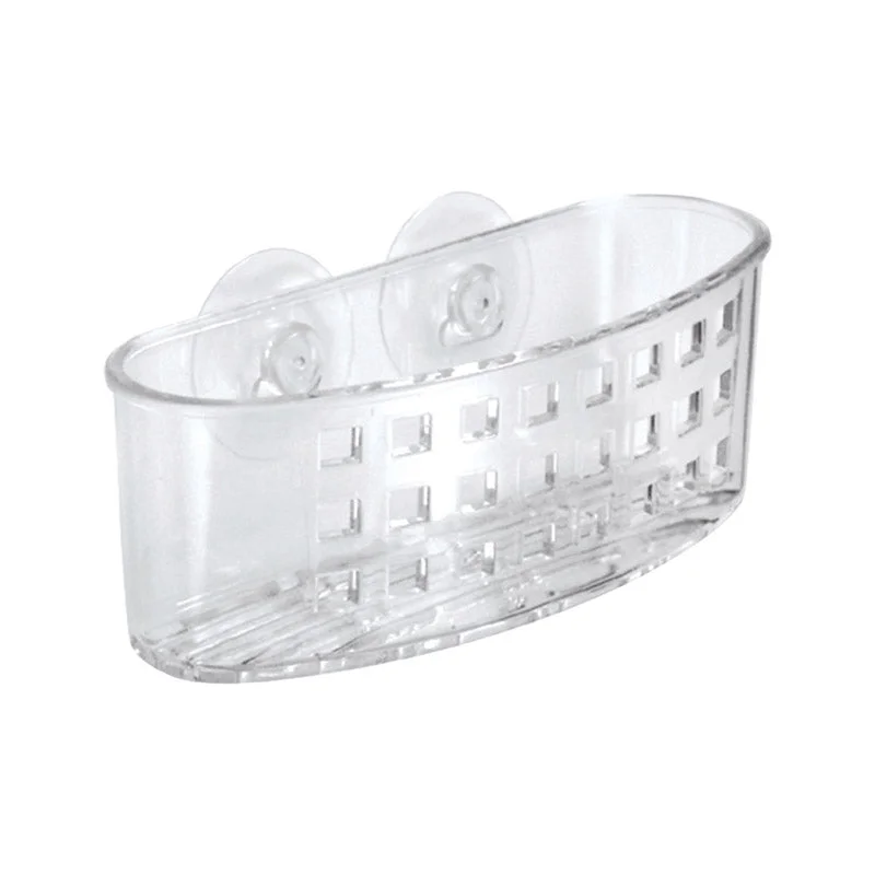 iDesign Clear Plastic Sponge and Scrubber Holder