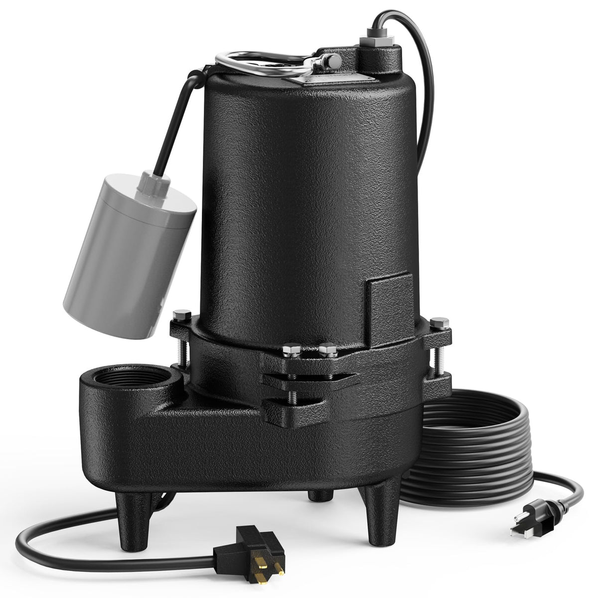 Cast Iron Sewage Pump 1 /2 HP, 6030 GPH - Commercial-Grade Sewage System