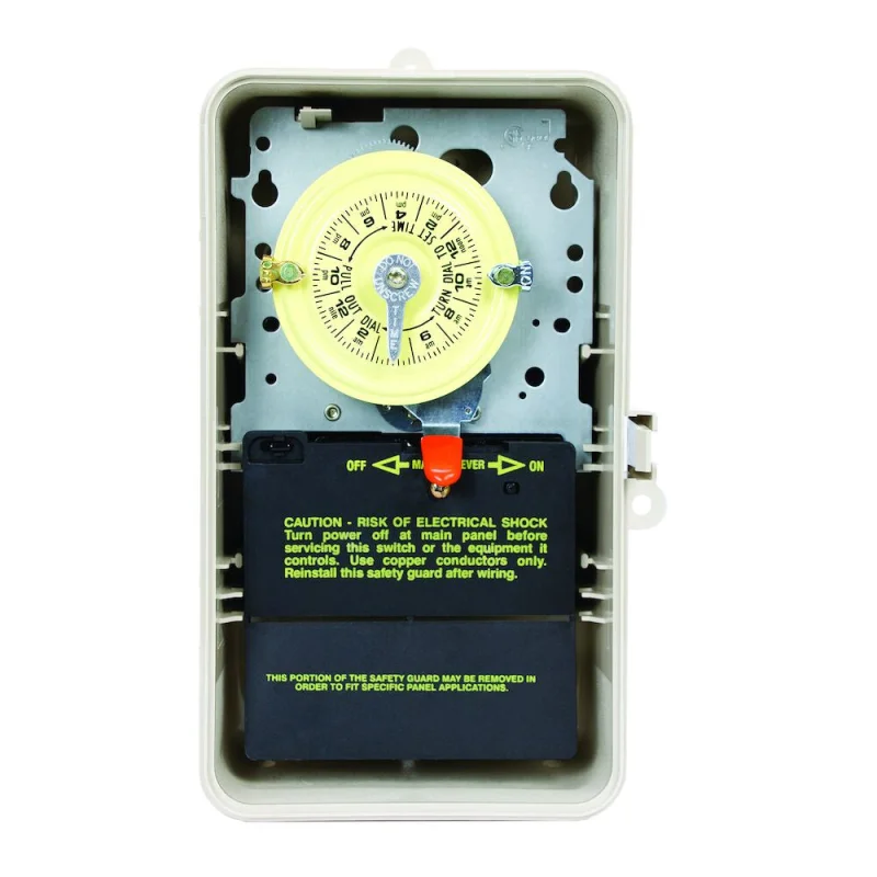 Intermatic 24-Hour 208-277V Mechanical Time Switch, DPST, Type 3R| T104P3