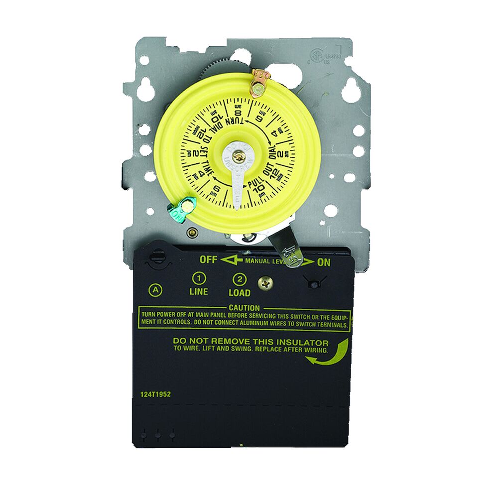 Intermatic 24-Hour 120V Mechanical Time Switch, SPST, Mechanism Only