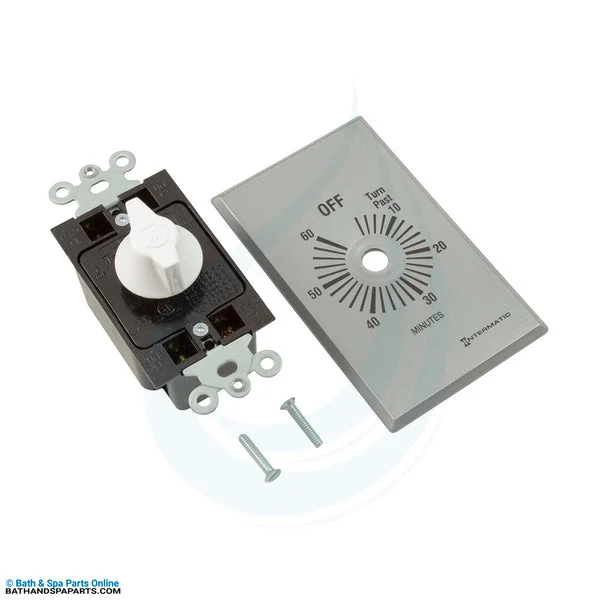Intermatic DPST Spring Wound Timer [60 Min] [20A] (FF460M)