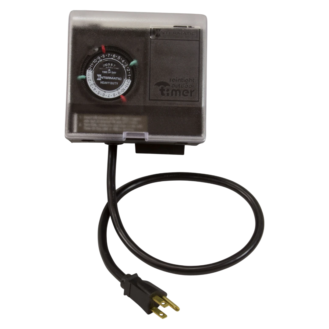 Intermatic P1101 Outdoor Mechanical Plug-In Timer