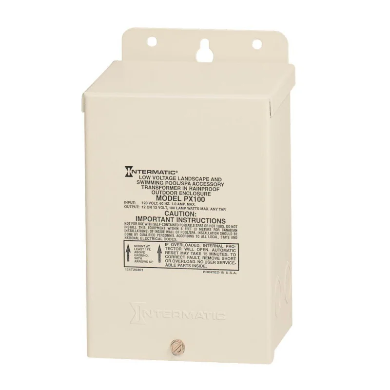 Intermatic PX100 100W Pool Light Transformer 120V12V