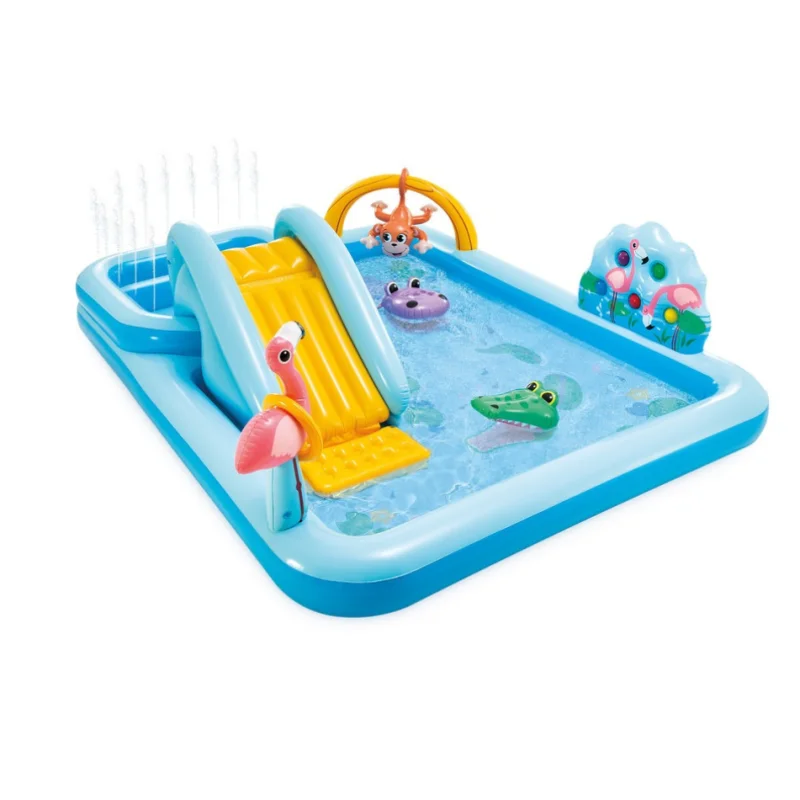 Intex Jungle Adventure Inflatable Play Center With Slide