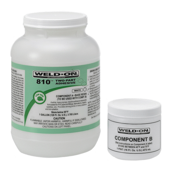 Weld-On WELD-ON 810 2-Part PVC Repair Adhesive