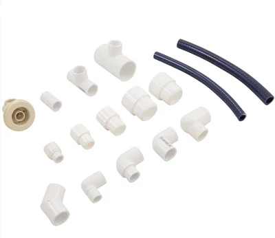 Jacuzzi BMH Jet Kit 8489945 Almond Dir 1/2s Air 3/4 Water Retro HC31914
