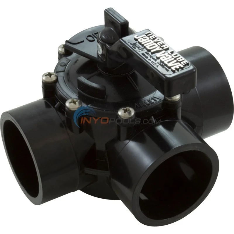 Jandy 4719 Pro Series NeverLube Positive Seal Diverter Valve, 3-Port Large Diverter, 2.5" x 3"Genuine OEM