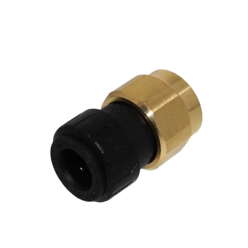John Guest ProLock Female Connector NPS - 1 CTS x 1 NPS (Brass Nut)