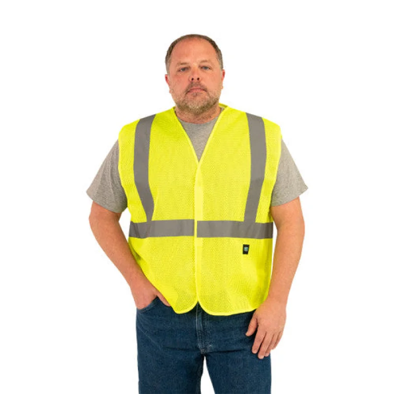 Key ANSI II Class 2 Mesh Vest (Hi-Vis Yellow) Size L