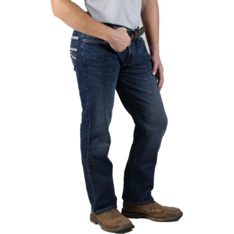 Key Aristocrat McKey Straight Fit Boot Cut Jeans (Dark Wash) Size 33x30