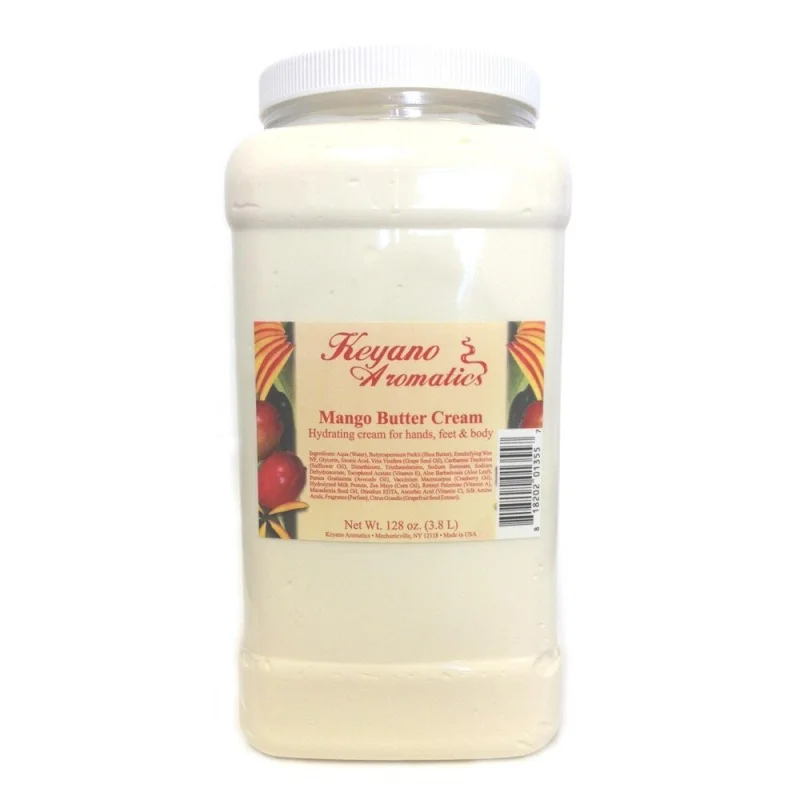 Keyano Aromatics Manicure & Pedicure - Mango Butter Cream / 1 Gallon