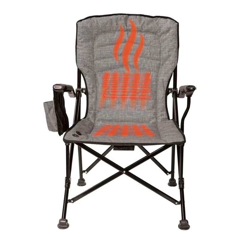 Kuma Switchback Heated Chair - Bluetooth (Heather Gray)