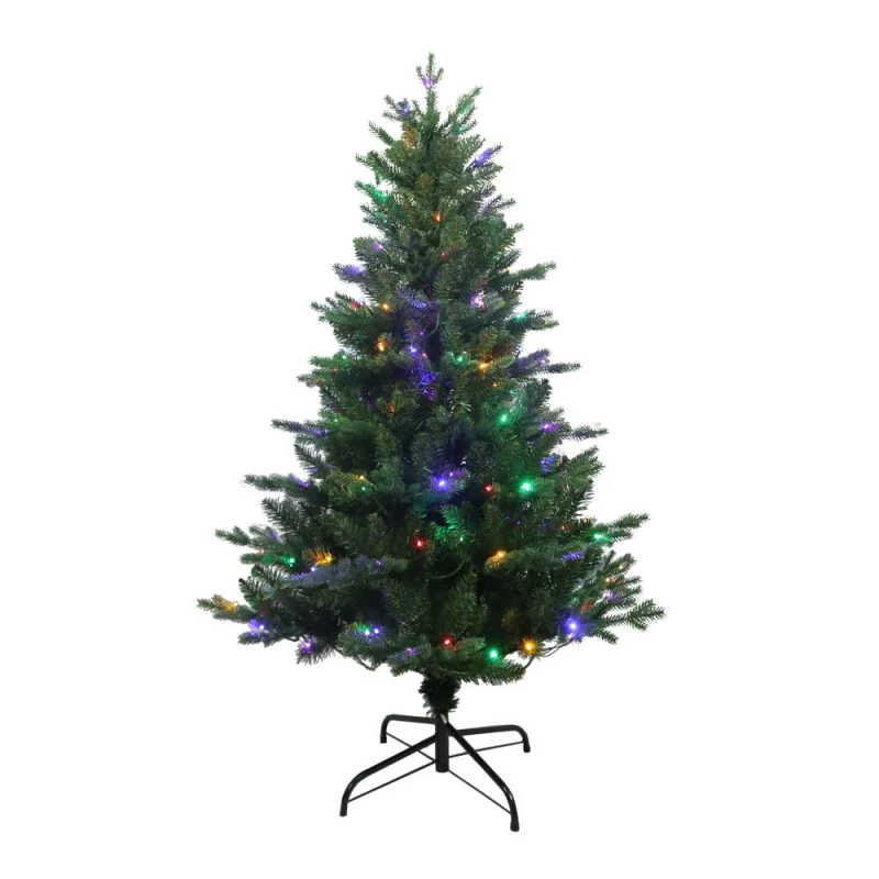 Kurt S. Adler 4.5' Pre-Lit Multicolor LED Jackson Pine Tree