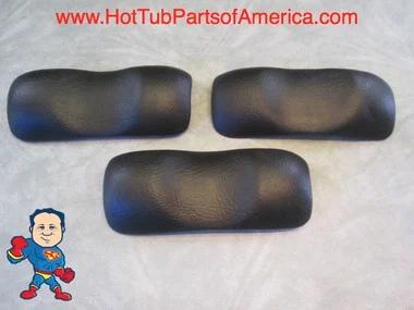 Leisure Bay Spa Hot Tub Neck 3 Pillow Set LBI Black Head Rest How To Video