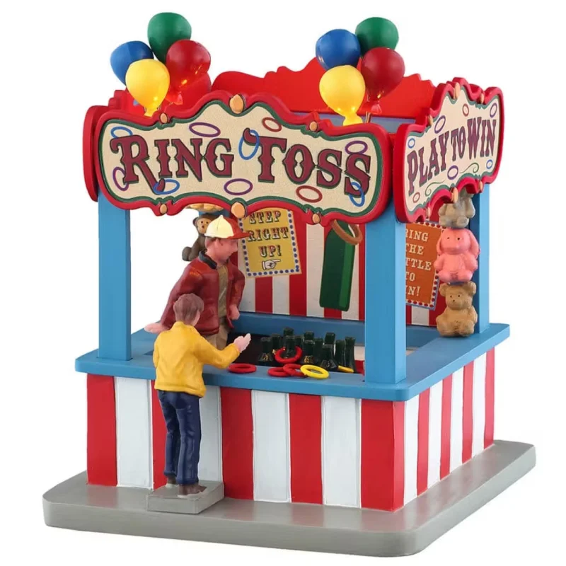 Lemax Carnival Table Accent: Ring Toss Game #54459