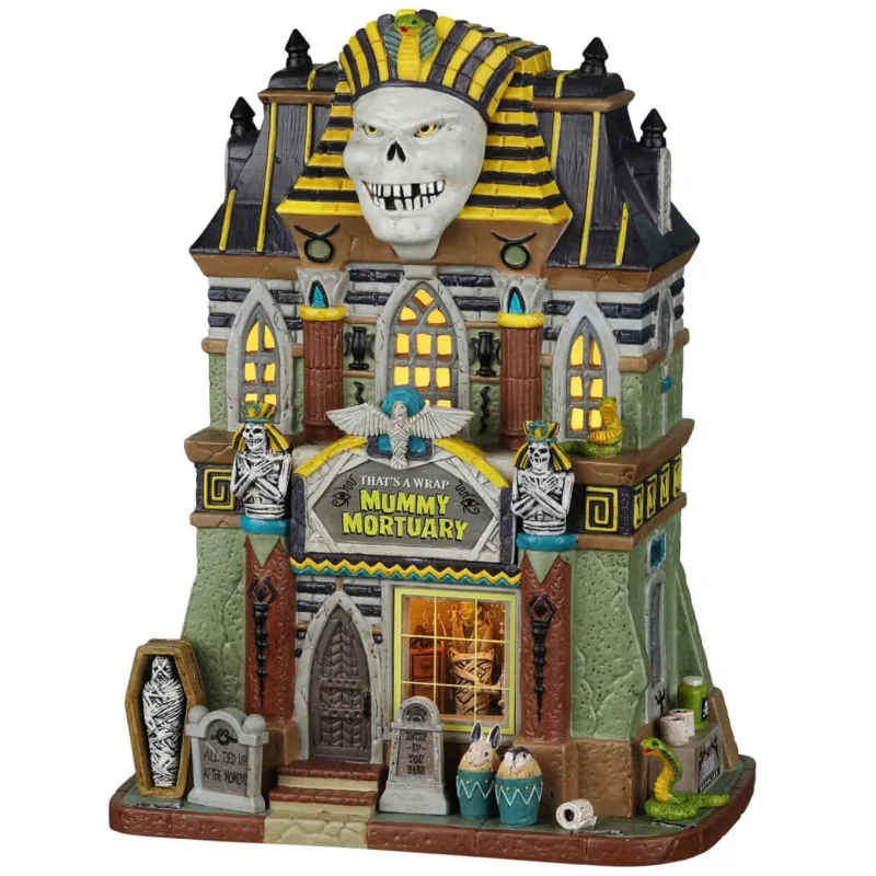 Lemax Spooky Town That's A Wrap Mummy Mortuary #25850