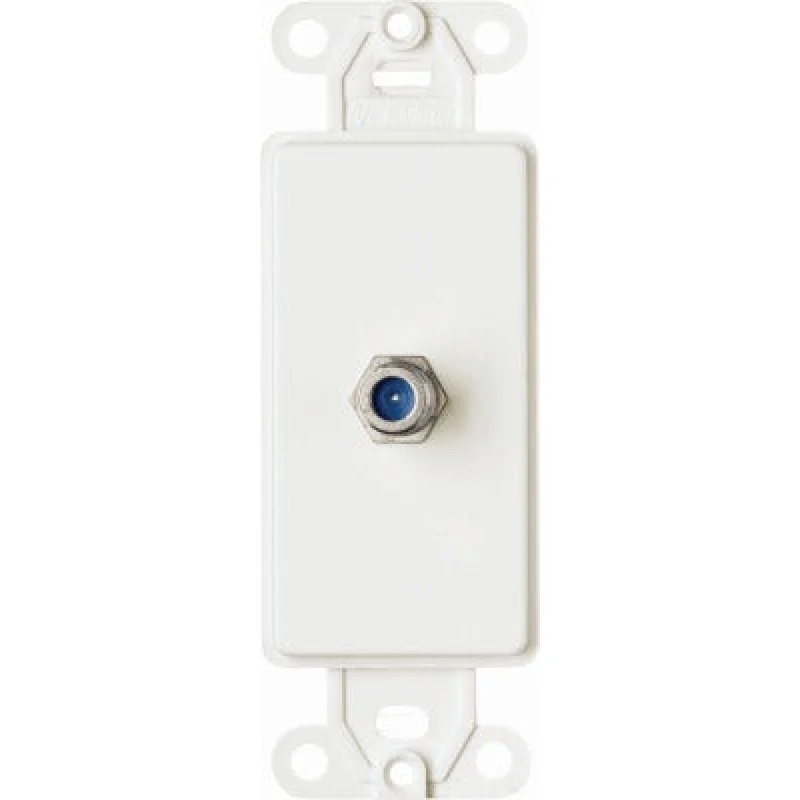 Leviton Mfg Co 022-40681-00W Coaxial Wall Jack F-connector