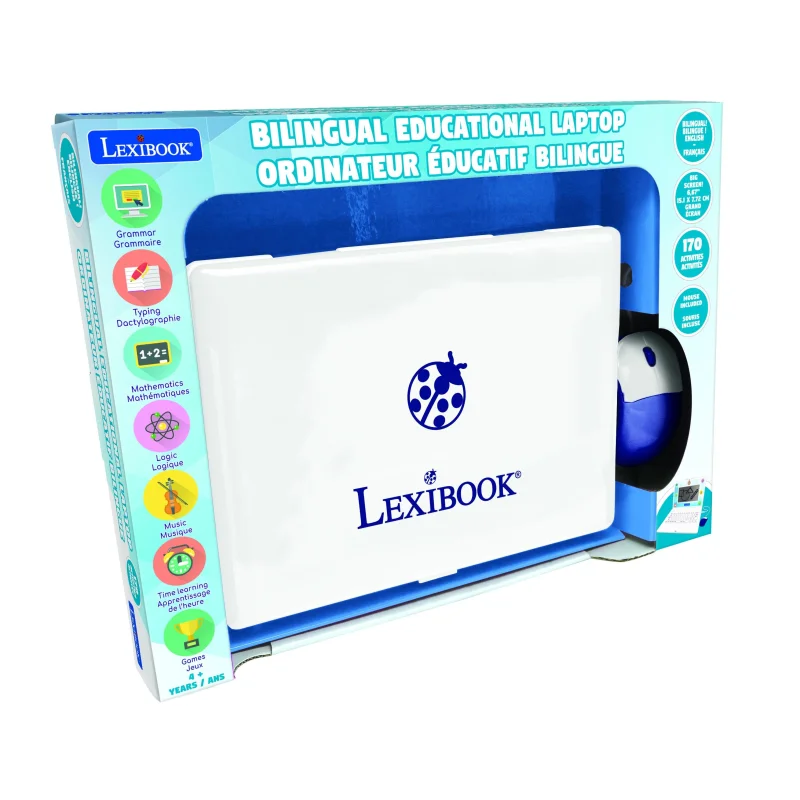 Lexibook Bilingual Educational Laptop with 124 Activities - Interactive Learning