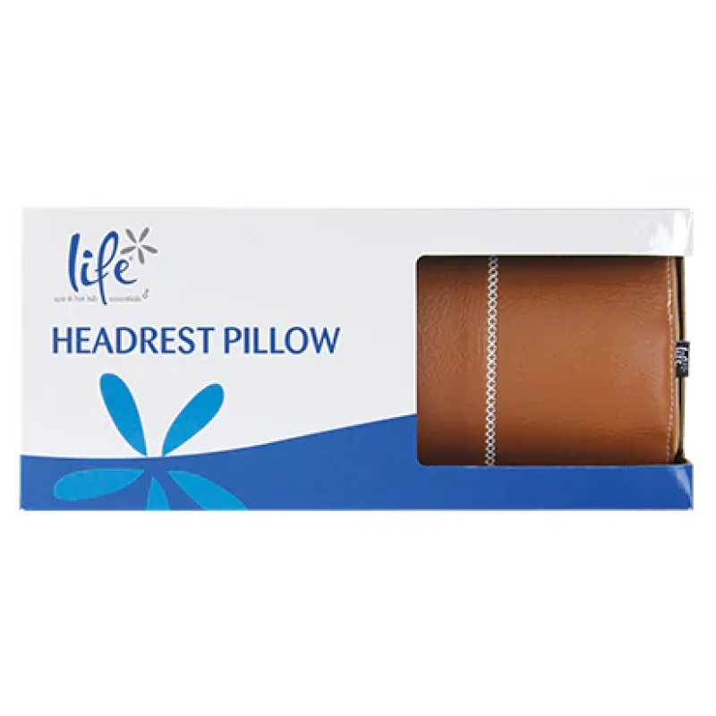 Life Essentials 11"x3" Weighted Spa Pillow, Tan - LSP402