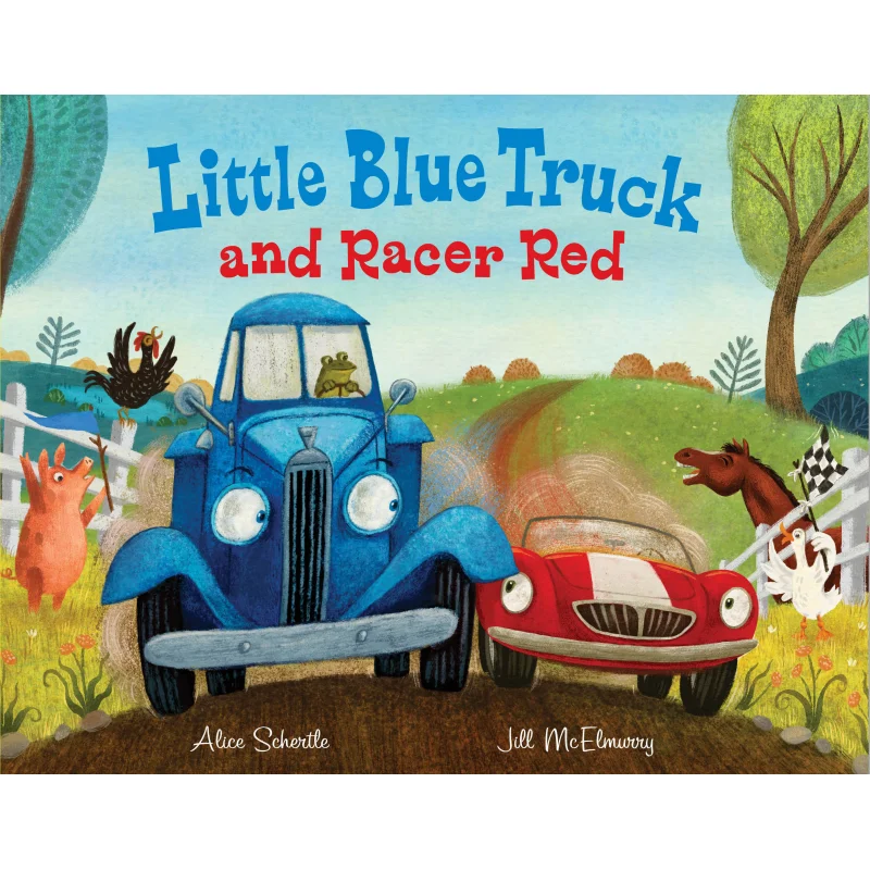 Little Blue Truck and Racer Red Exciting Race Adventure