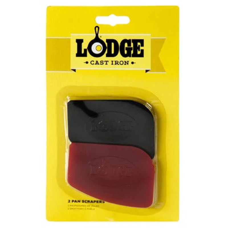 Lodge Mfg SCRAPERPK Polycarbonate Pan Scraper 2 Pack