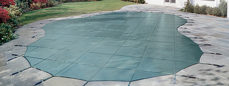 LOOP-LOC Ultra-Loc II 15' x 30' Rectangle Solid Pool Safety Cover, Green, LLS1530