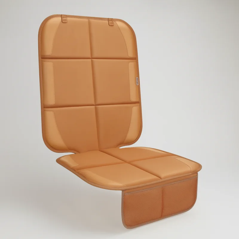 LuxGuard | Waterproof Car Seat Protector with Non-Slip Design | Durable Cover for Families and Pets Brown