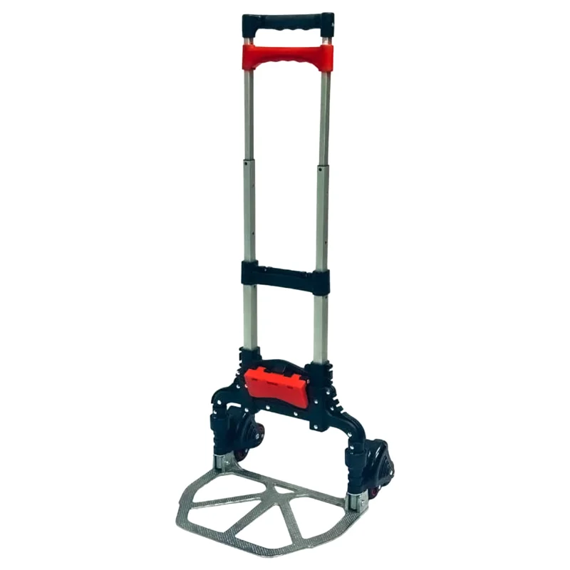 Magna Cart Stair Climbing 6 Wheel Folding Aluminum Hand Truck w/Tote Attachment