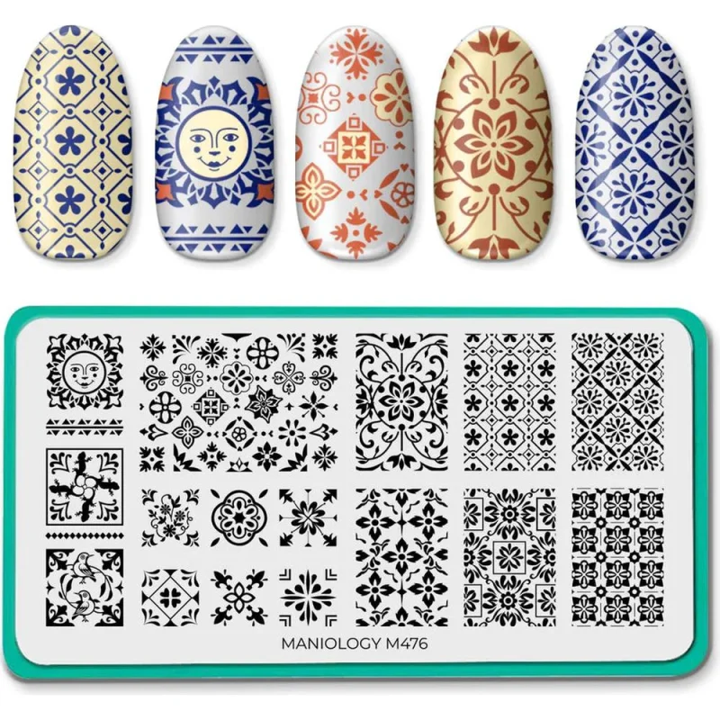 Maniology Talavera Nail Stamping Plate