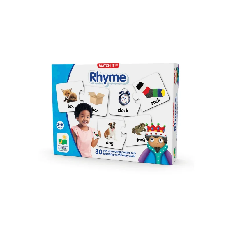 Match It! Rhyme - Vibrant Rhyming Puzzle Game for Kids