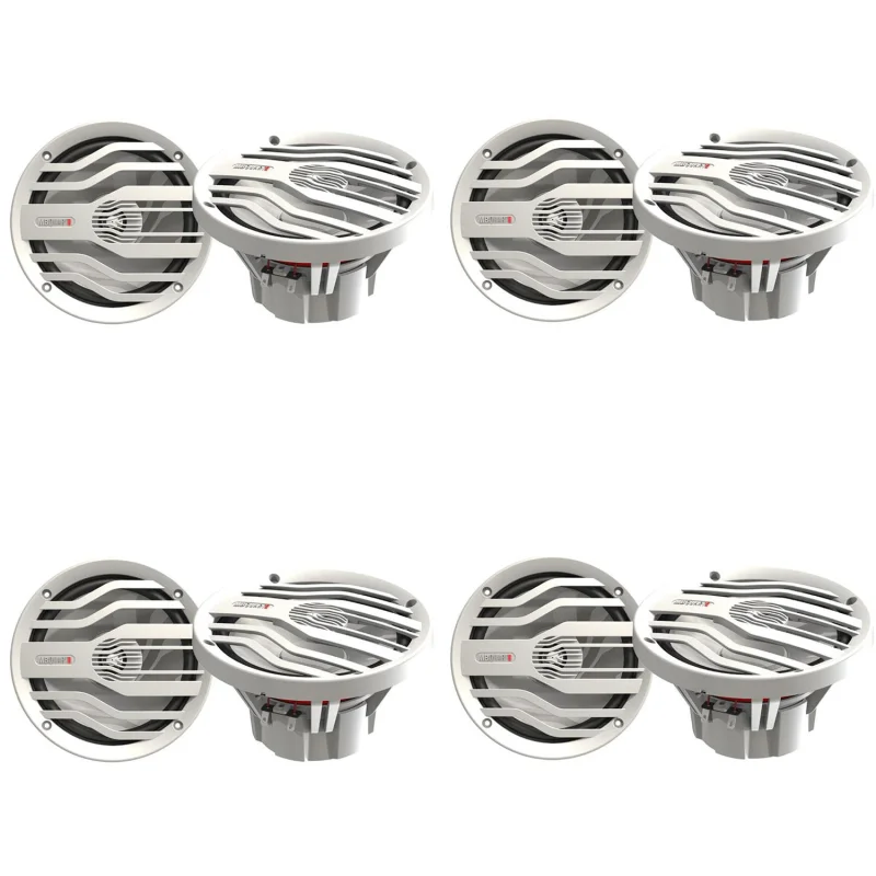 MB Quart NK2-116W 6.5-inch 120W 2-Way Marine & Sports Speakers, Pair (4 Pack)