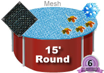 PoolTux 15' Mesh Round Winter Cover