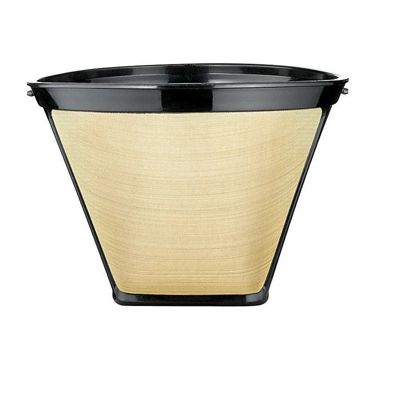 Medelco 12 cups Black/Gold Cone Coffee Filter 1 pk