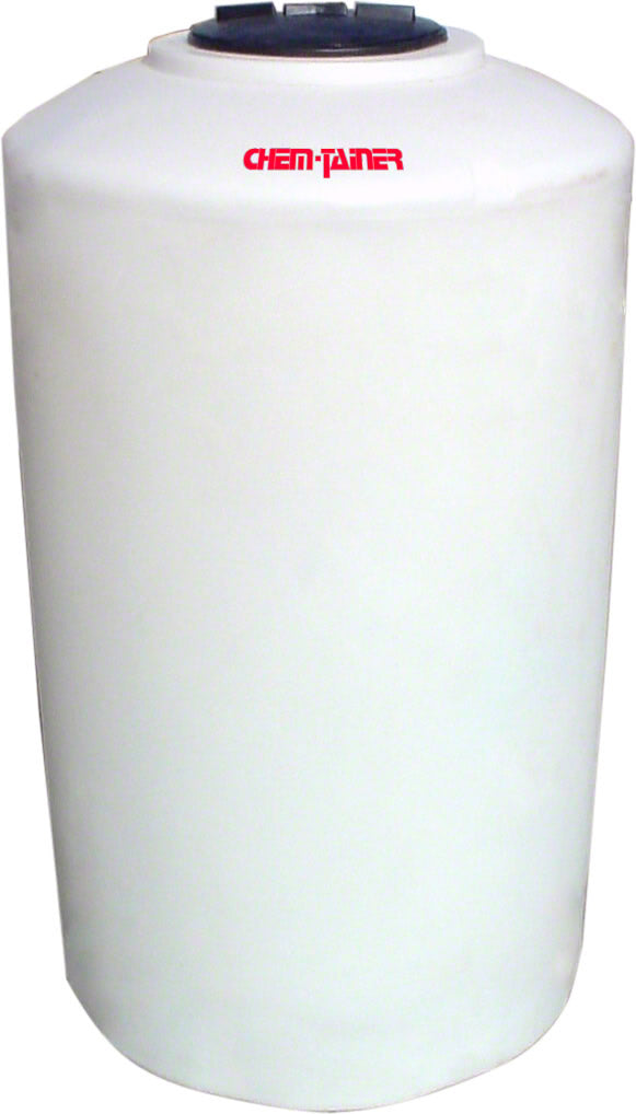 Chem-Tainer 1500 Gallon Vertical Bulk Linear Polyethylene Storage Tank 64 x 121 Inch